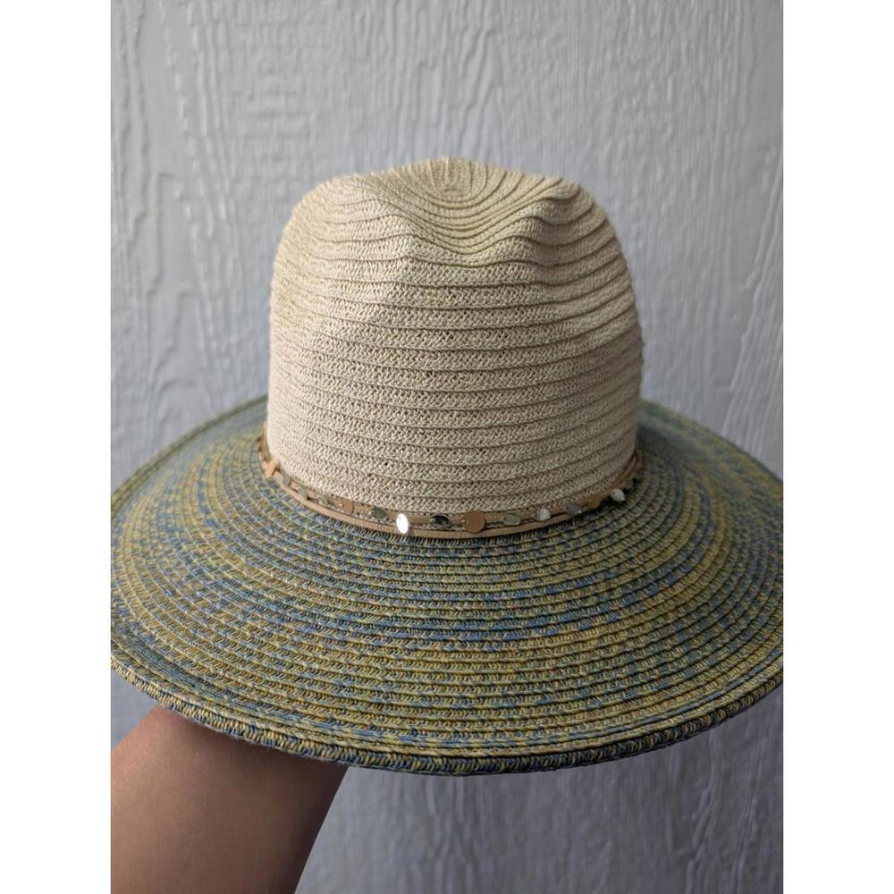 San Diego Hat Co Fedora Sun Hat Sequin Embellished Beach Summer Travel